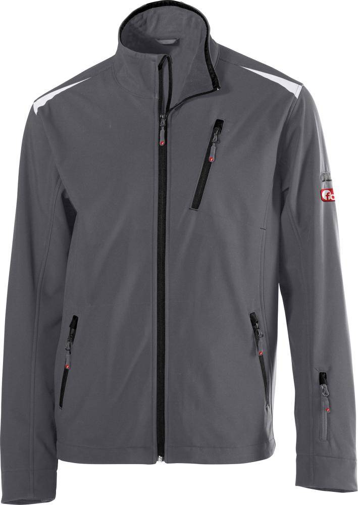 FORTIS Herren Jacke 24, d-grau/schwarz, Gr.S