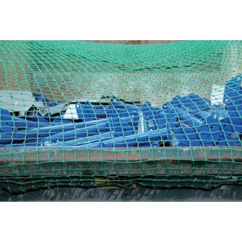 Containernetz 3,5x4,0 m MW 45 grün ohne Gummi