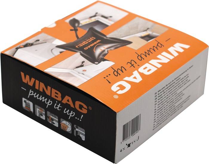 Montagekissen Winbag Trgf.135kg Ku.schwarz 4 St.im Krt.