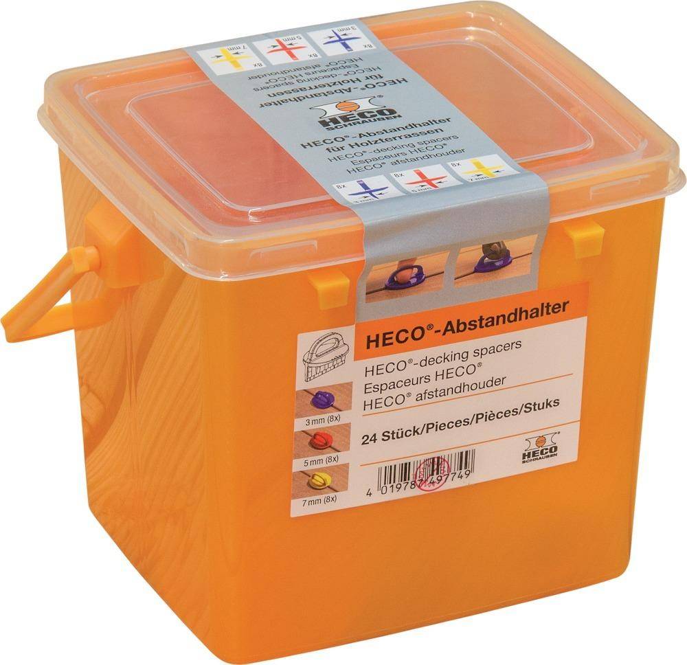 HECO-Abstandhalter 3-5-7mm a 24 Stück
