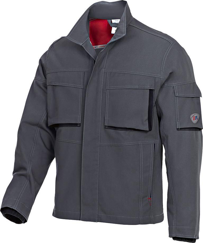 Arbeitsjacke 1795 720, Gr.56/58,d-grau/schw.