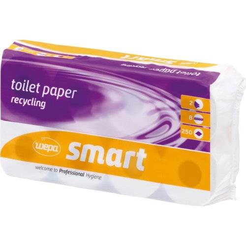 Toilettenpapier WEPA Smart2-lagig weiß 64 Rollen