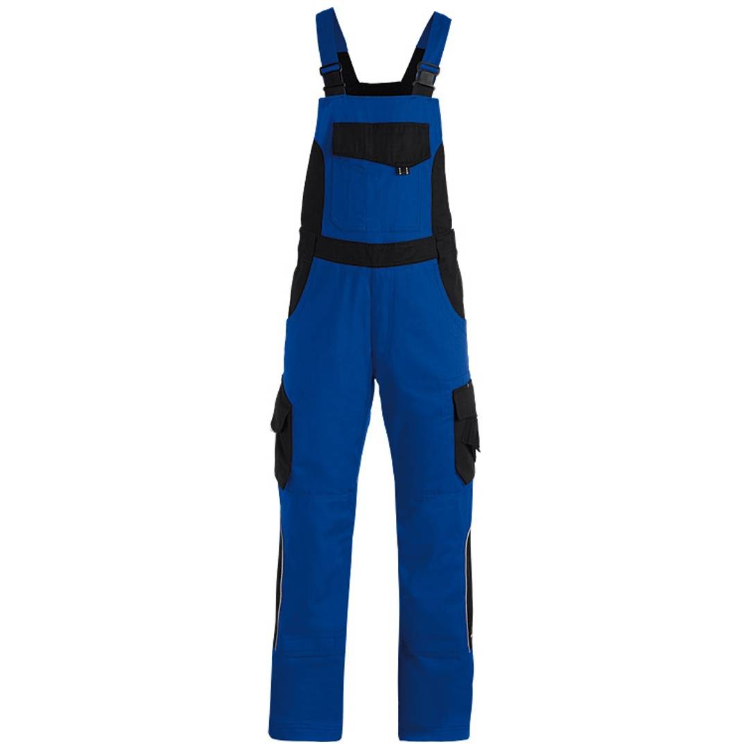 FHB Latzhose Herren Twill Eckhard 130630 44 royalblau/schwarz
