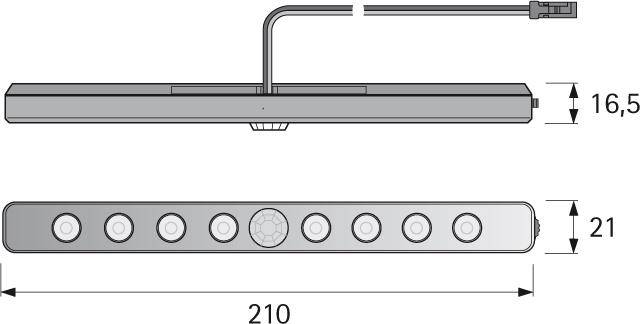 LuckyLine 2er Set nw LED-Verl. Montage, EVG