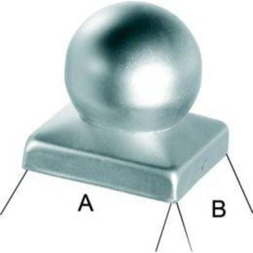 Pfostenabdeckung A2 70 mit Kugel