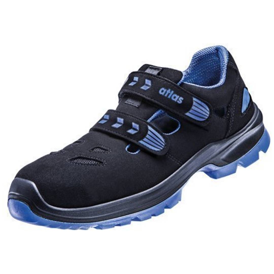 Atlas Sicherheitssandale SL 465 XP 2.0 blue S1P ESD SRC DGUV W10 Gr.48 schwarz/royalblau