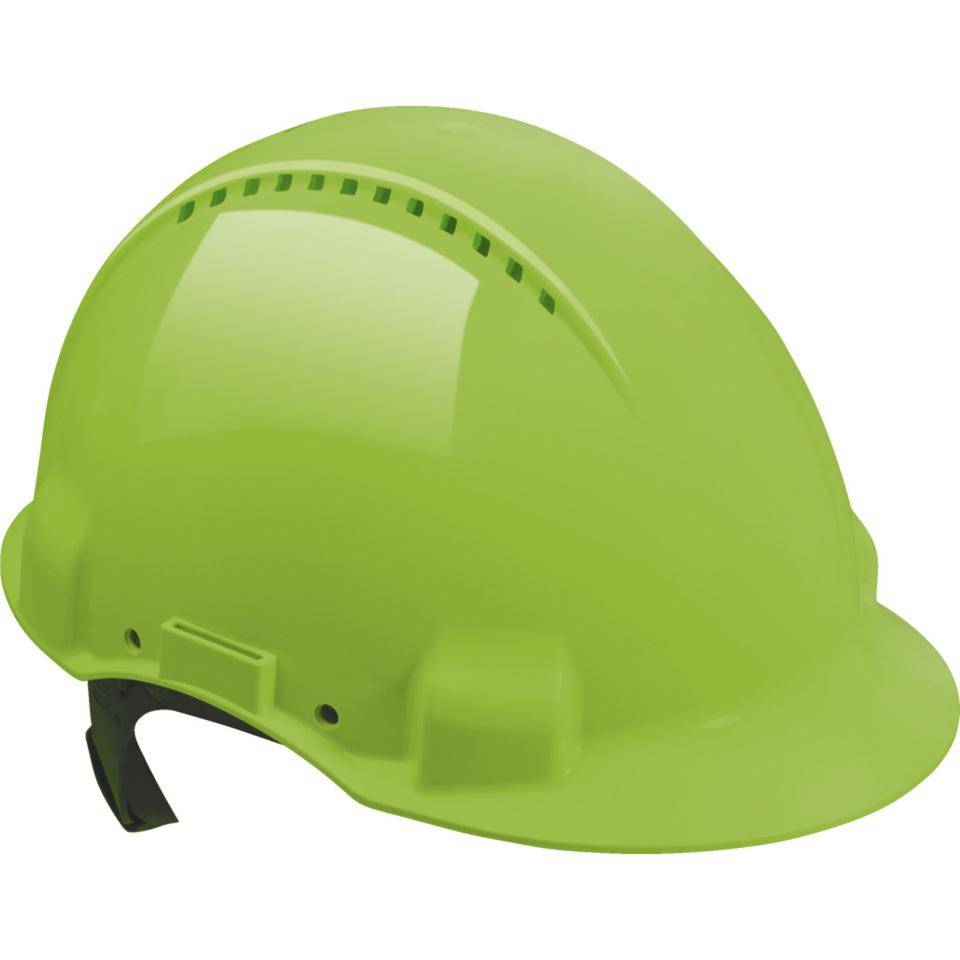 3M Schutzhelm G3000N, mit Uvicator-Sensor, neongrün, ABS-Kunststoff, 425g