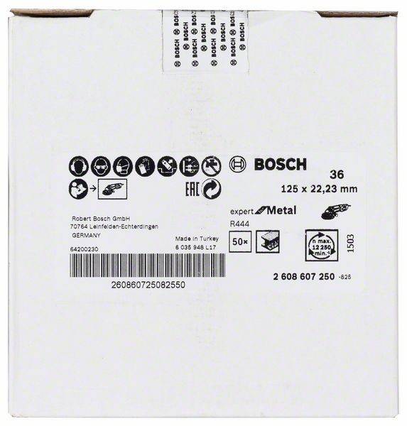 Bosch Power Tools Fiberschleifscheibe 2608607250