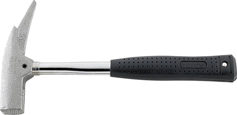 Latthammer ger. magneth. 600g Stahlrohrst. FORTIS