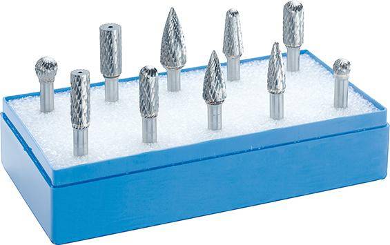 Frässtift-Satz HM C 6mm 10-teilig FORMAT