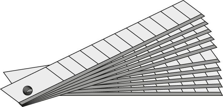 Abbrechklinge 18mm Pack a 10 Stück FORMAT