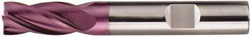 Schaftfräser lang DIN6527VHM TiALN Schaft HB Z4 9,0mm FORMAT