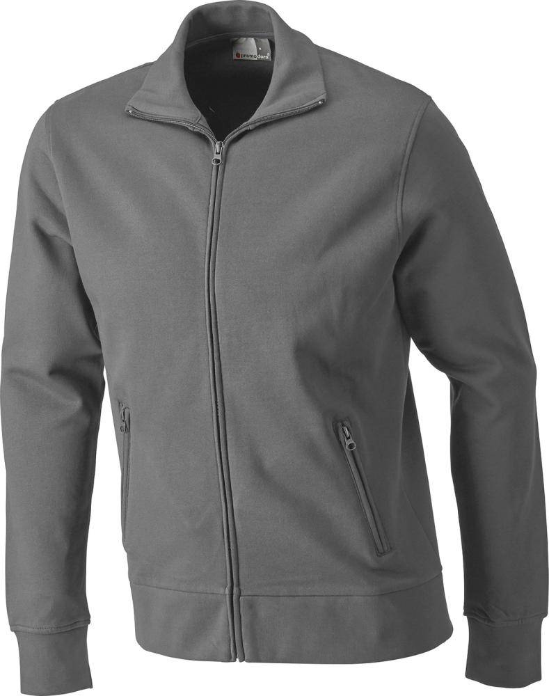 Sweatshirtjacke, Gr. 3XL steelgrey