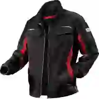 Jacke PULSSCHLAG,Gr. 50, schwarz/mittelrot Jacke PULSSCHLAG,Gr. 50, schwarz/mittelrot