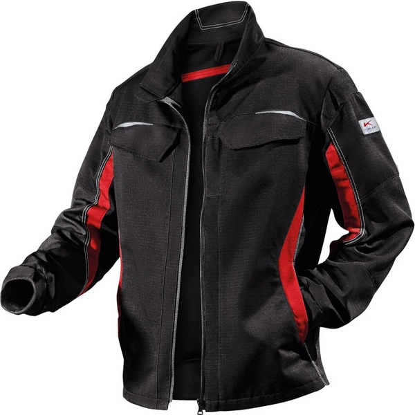 Jacke PULSSCHLAG,Gr. 50, schwarz/mittelrot Jacke PULSSCHLAG,Gr. 50, schwarz/mittelrot