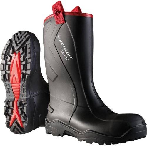 Dunlop Stiefel Purofort+ Rugged, Gr. 46, schwarz