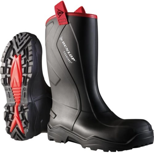 Dunlop Stiefel Purofort+ Rugged, Gr. 46, schwarz Dunlop Stiefel Purofort+ Rugged, Gr. 46, schwarz