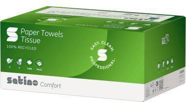 Satino Papierhandtuch Comfort 277190 25x23cm ws 20x160 Bl./Pack.