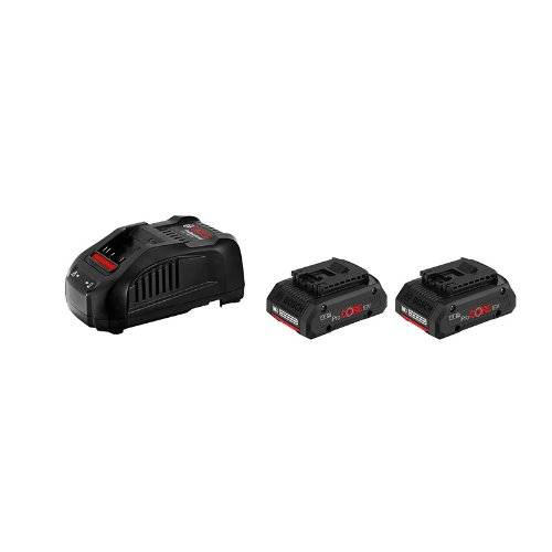Akku Starter-Set: 2 x ProCORE 18 Volt, 4.0 Ah und GAL 1880 CV Professional
