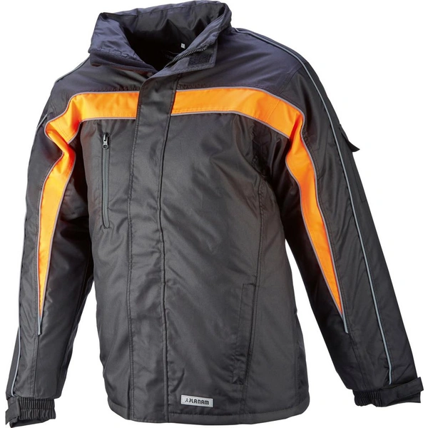 Winterjacke Cosmic, schwarz/orange, Gr. M Winterjacke Cosmic, schwarz/orange, Gr. M