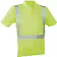 Warn-Polo-Shirt leuchtgelb, Gr. S Warn-Polo-Shirt leuchtgelb, Gr. S