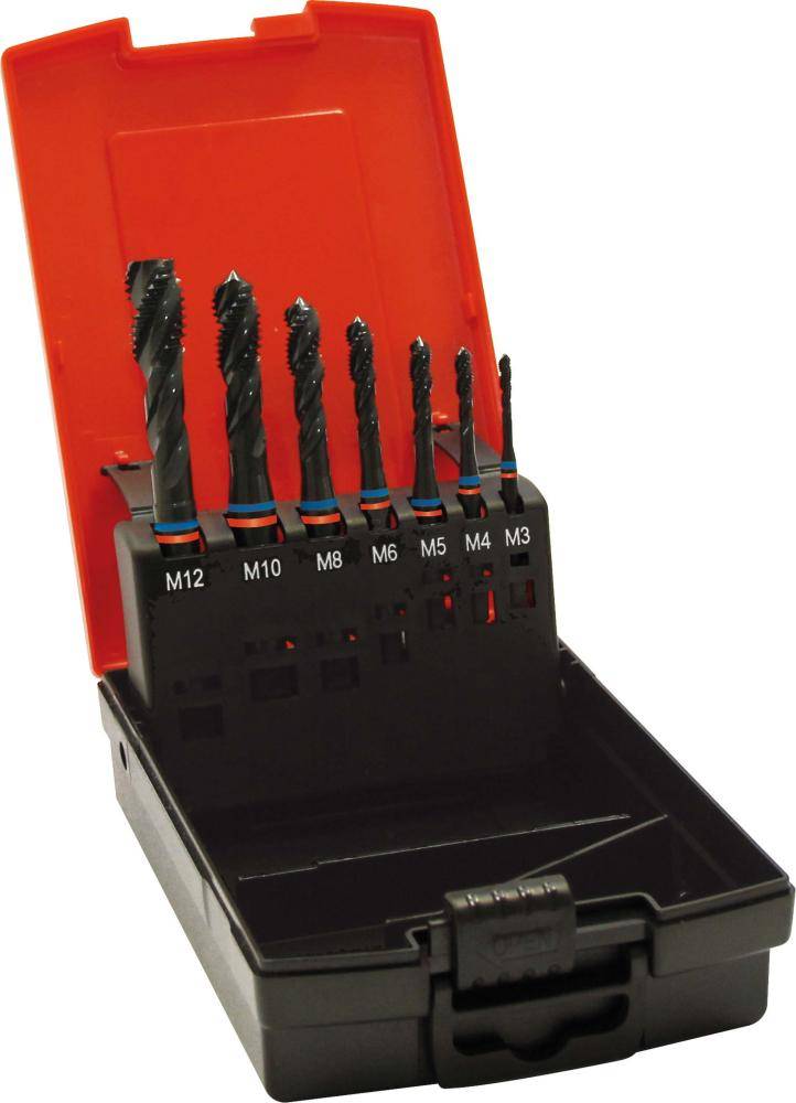 Maschinengewindebohrer- Set Fat Tandem DIN376 HSSE vaporisiert Typ N 6H Sackloch