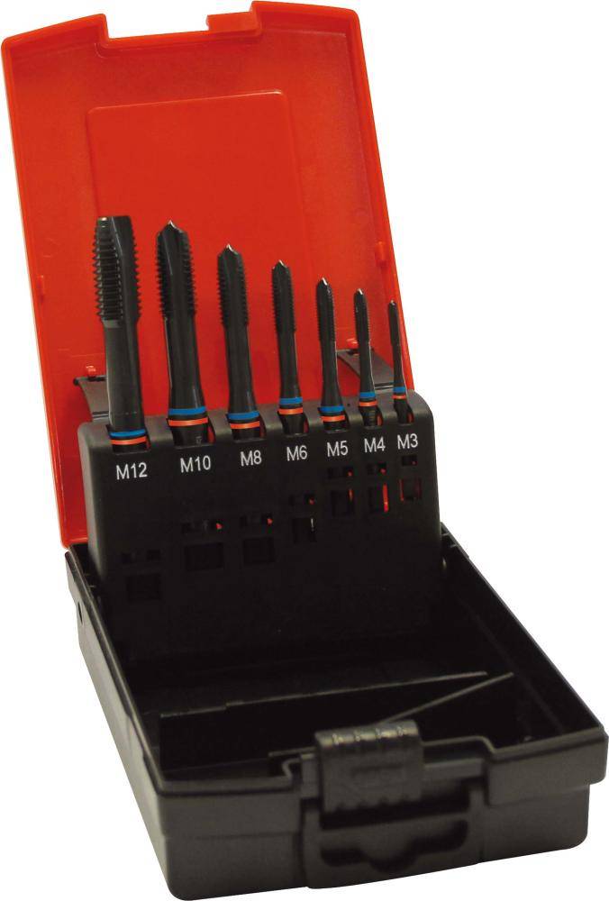 Maschinengewindebohrer- Set FAT Tandem DIN376 HSSE vaporisiert Typ N 6H Form B M