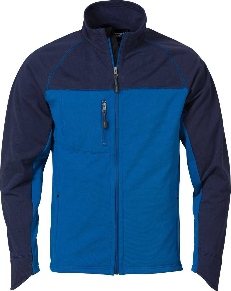 Herren Fleece-Jacke 1475,blau,Gr.L
