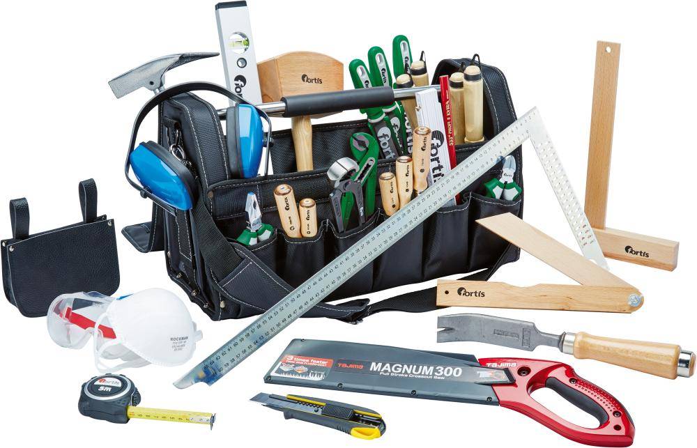Werkzeugtasche für Zimmerei-Azubis Fortis