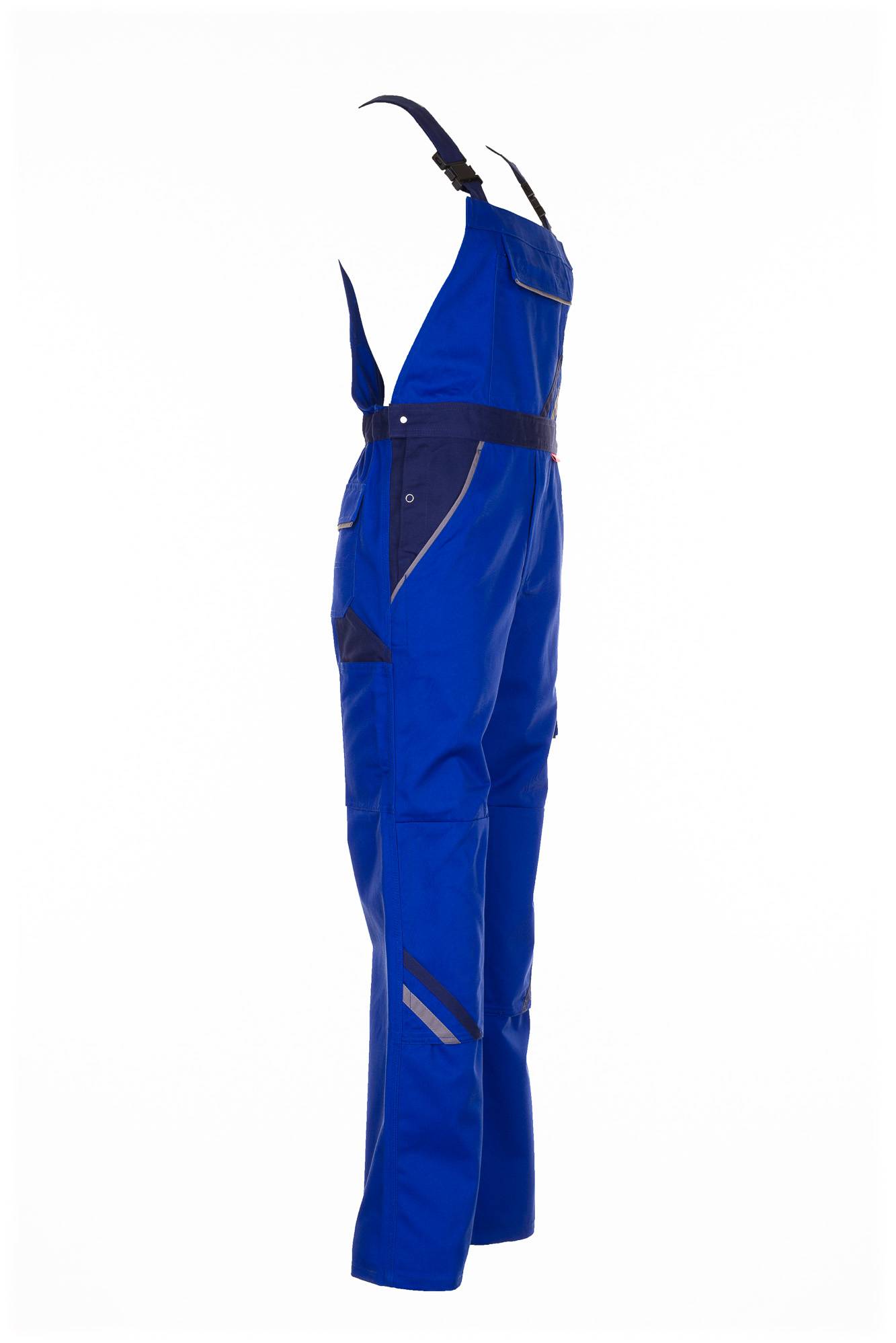 Planam Highline Latzhose kornblumenblau/marine/zink 58 2330058