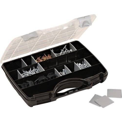 raaco Allzweckkoffer 45 schwarz-silber 312x238x51