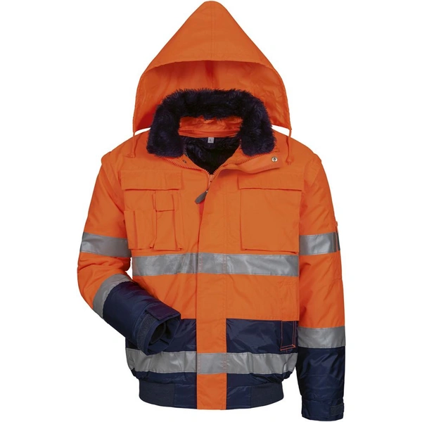 Warnjacke Volker, Gr. 2XL, orange/marine Warnjacke Volker, Gr. 2XL, orange/marine