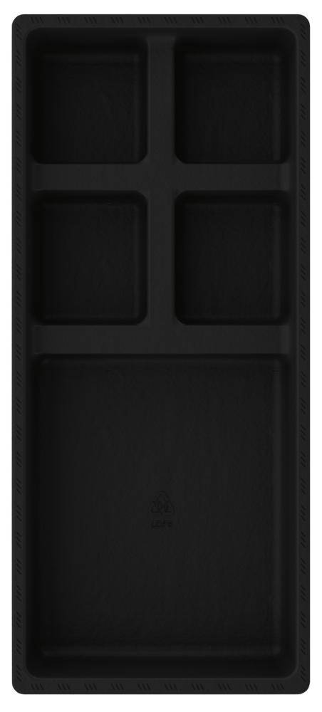 Werkzeugmodul 1/3 leer 5 Fächer Kunststoff FORTIS