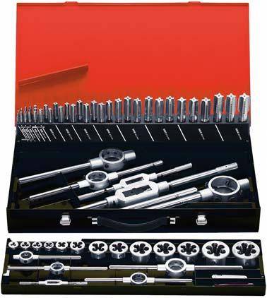 Handgewindebohrer-Set DIN352 HSS M3-24 FORMAT
