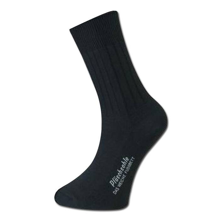 Freizeitsocken - Gr. 45-47 - schwarz - 85 % Baumwolle, 15 % Polyamid - "SPORT" - Belastungszonen verstärkt - FORTIS