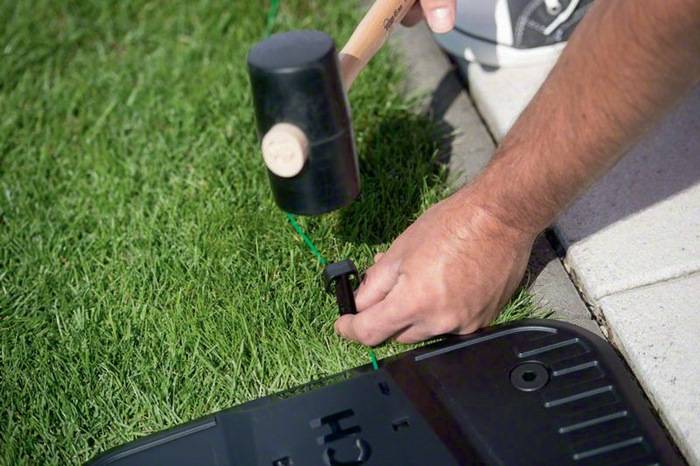 Fixierstifte f.Fixieren d.Begrenzungsdrahts Ku. f.Roboter-Rasenmäher 20Stk.