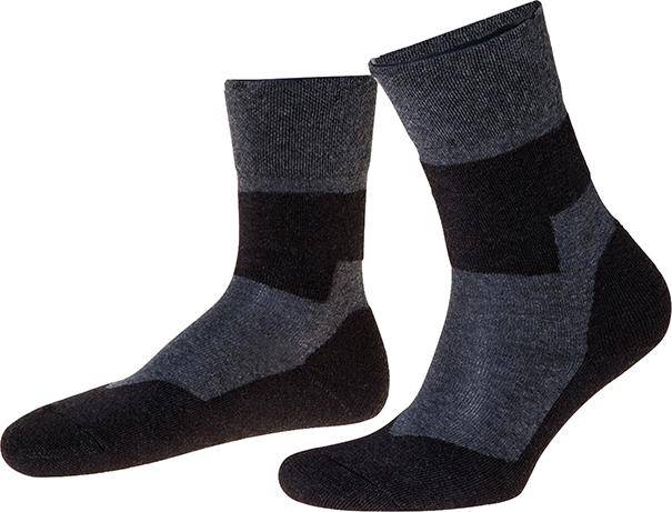 Funktionssocke F5, Gr.42-44, schw./grau