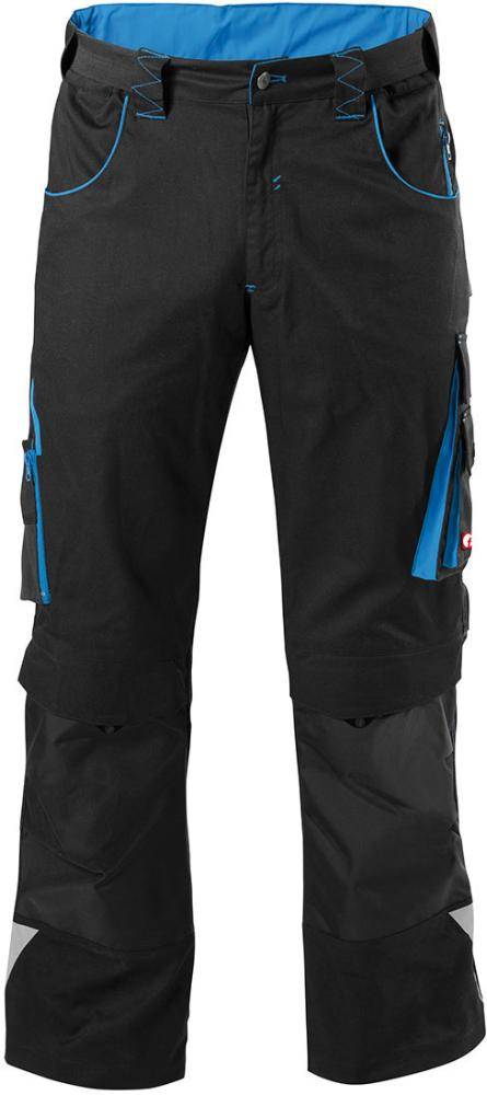FORTIS H-Bundhose 24, schwarz/türkis, Gr. 28