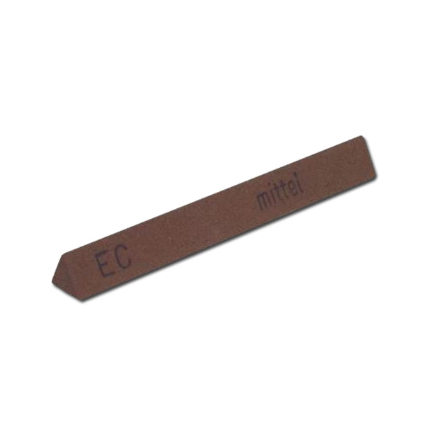 Edelkorund-Schleiffeile - Dreikant - Abmessung 13x150 mm - Körnung 220 - MÜLLER - Gebrauch: Trocken, mit Wasser, mit Öl - LxBxH 155x8x14 mm Edelkorund-Schleiffeile - Dreikant - Abmessung 13x150 mm - Körnung 220 - MÜLLER - Gebrauch: Trocken, mit Wasser, mit Öl - LxBxH 155x8x14 mm