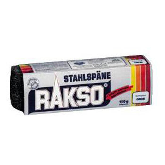 Stahlspäne, RAKSO - grob - LxBxH 289x99x83 mm - zum Entrosten von Metalloberflächen und zum lösen von groben Schmutz von Stein und Glas - 1a-Gütes
