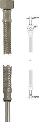 Flex-Verbindungsschlauch 3/8"IGx3/8"AG,100 mm