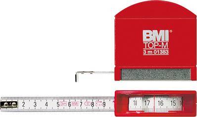 Taschenbandmaß TOP M 3mx13mm weiß BMI