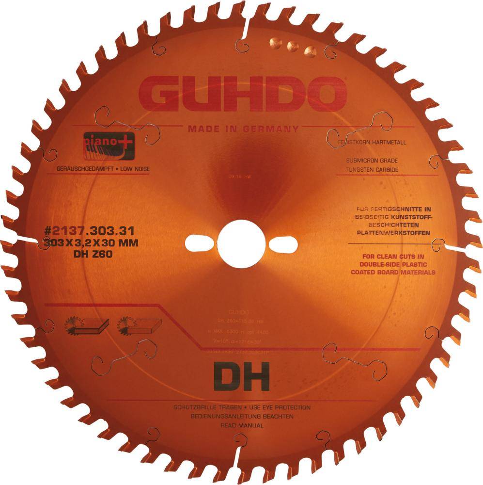 Guhdo HW-Säge G-Coat 303x3,2/2,2x30 Z60 DH