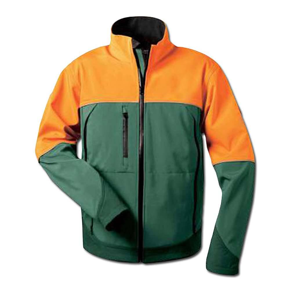 Softshell-Jacke "Sanddorn" - Gr. S (45/48) - grün-orange - Forstarbeiten - ELYSEE®