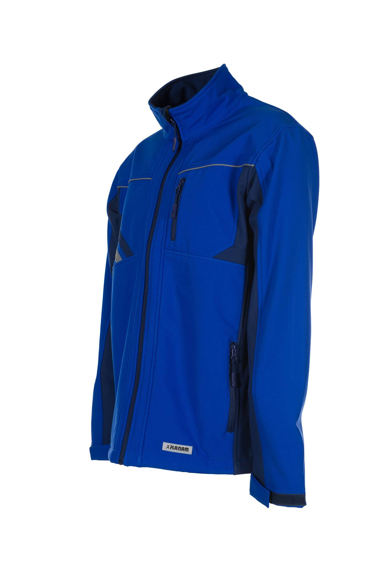 Planam Highline Softshelljacke kornblumenblau/marine M 2380048