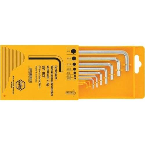 Wiha Winkelschraubendreher vernickelt 5/64-1/4"