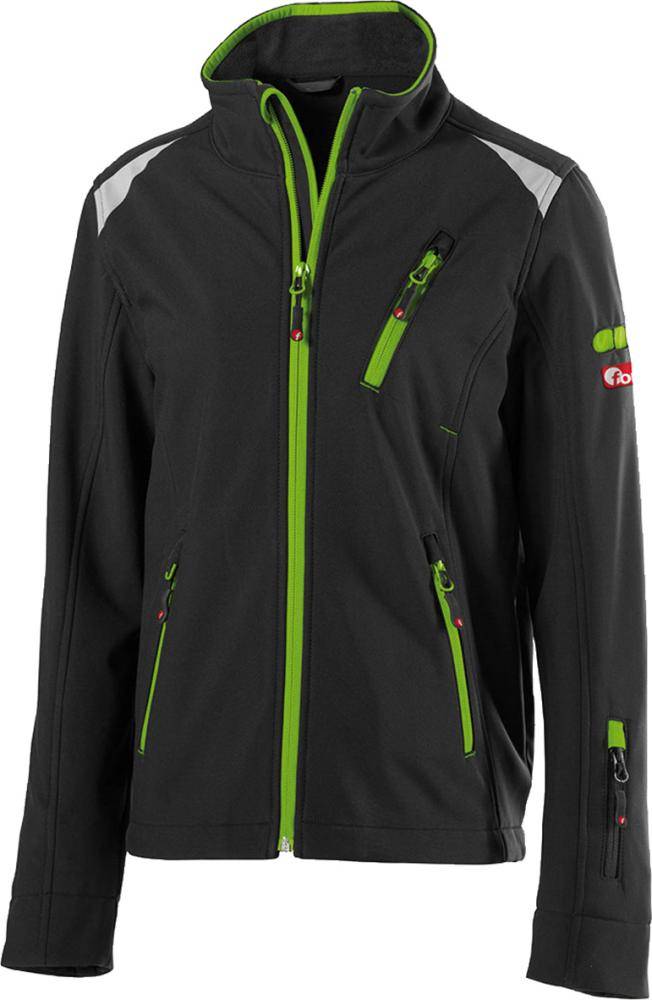 FORTIS Kids Jacke 24, schw./limegreen,Gr98-104