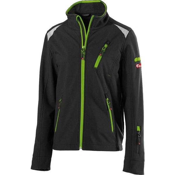 FORTIS Kids Jacke 24, schw./limegreen,Gr98-104 FORTIS Kids Jacke 24, schw./limegreen,Gr98-104