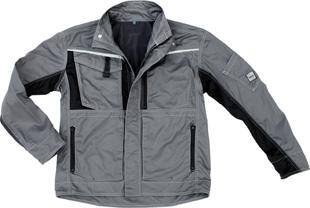 Arbeitsjacke Champ, Gr. L, grau/schwarz Excess