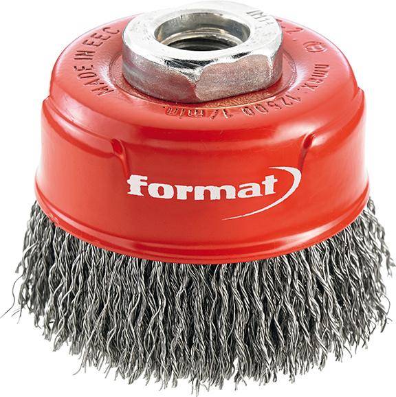 Topfbürste Longlife StahlM14 gewellt 80x mm FORMAT